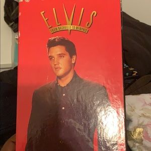 Elvis Presley stamp collection and cassettes